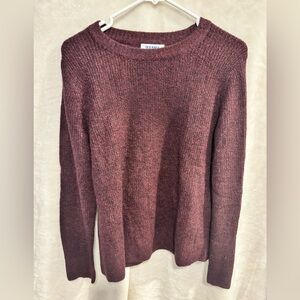 Old Navy Women's Burgundy Crew Neck Sweater